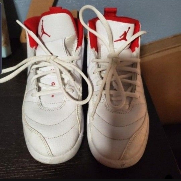Little boy girl Nike Air Jordan 12 Retro Ps 'FIBA' Sneakers Shoes Size 3y 3 - Picture 3 of 7